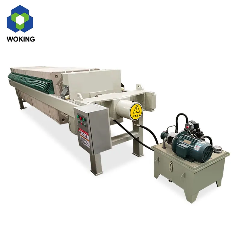 hydraulic filter press sludge dewatering