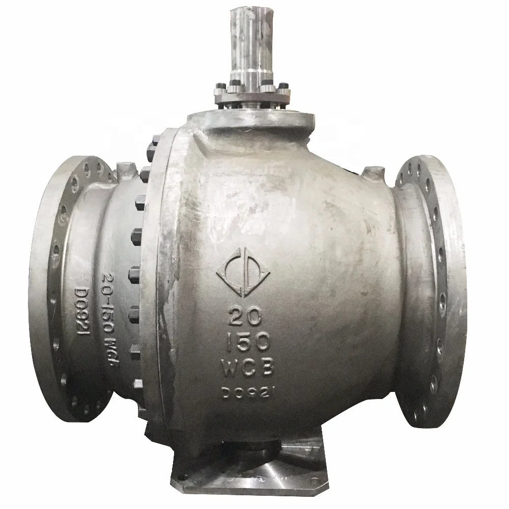 Pneumatic actuated sus304 12 inch hydraulic ball valve