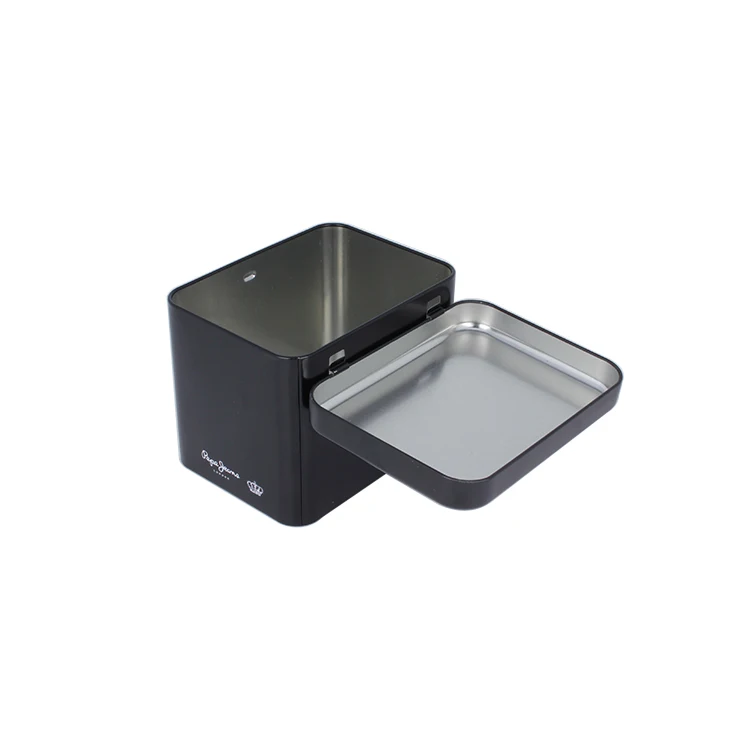 customized small rectangle watch tin can