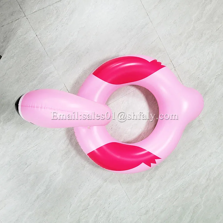 Manufacturers stock pink water floats flamingo floats inflatable swimming ring flamingo