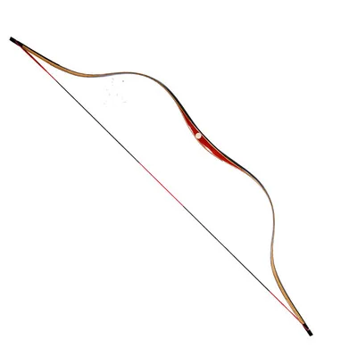 Archery wooden traditional long bow chinese one-pieces bow hunting bow and arrow