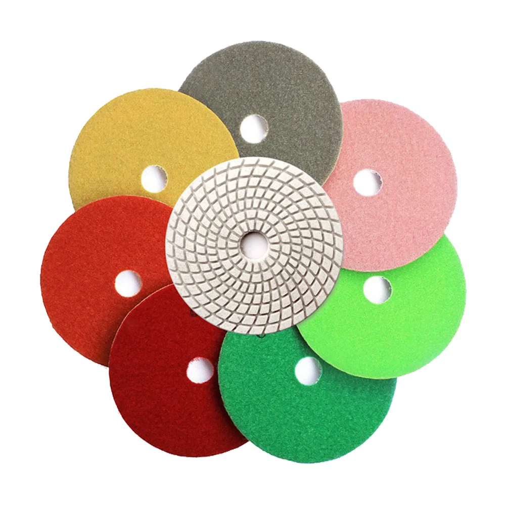 white color sharp type fast polishing diamond polishing pads for stone marble granite quartz concrete floor rerrazzo