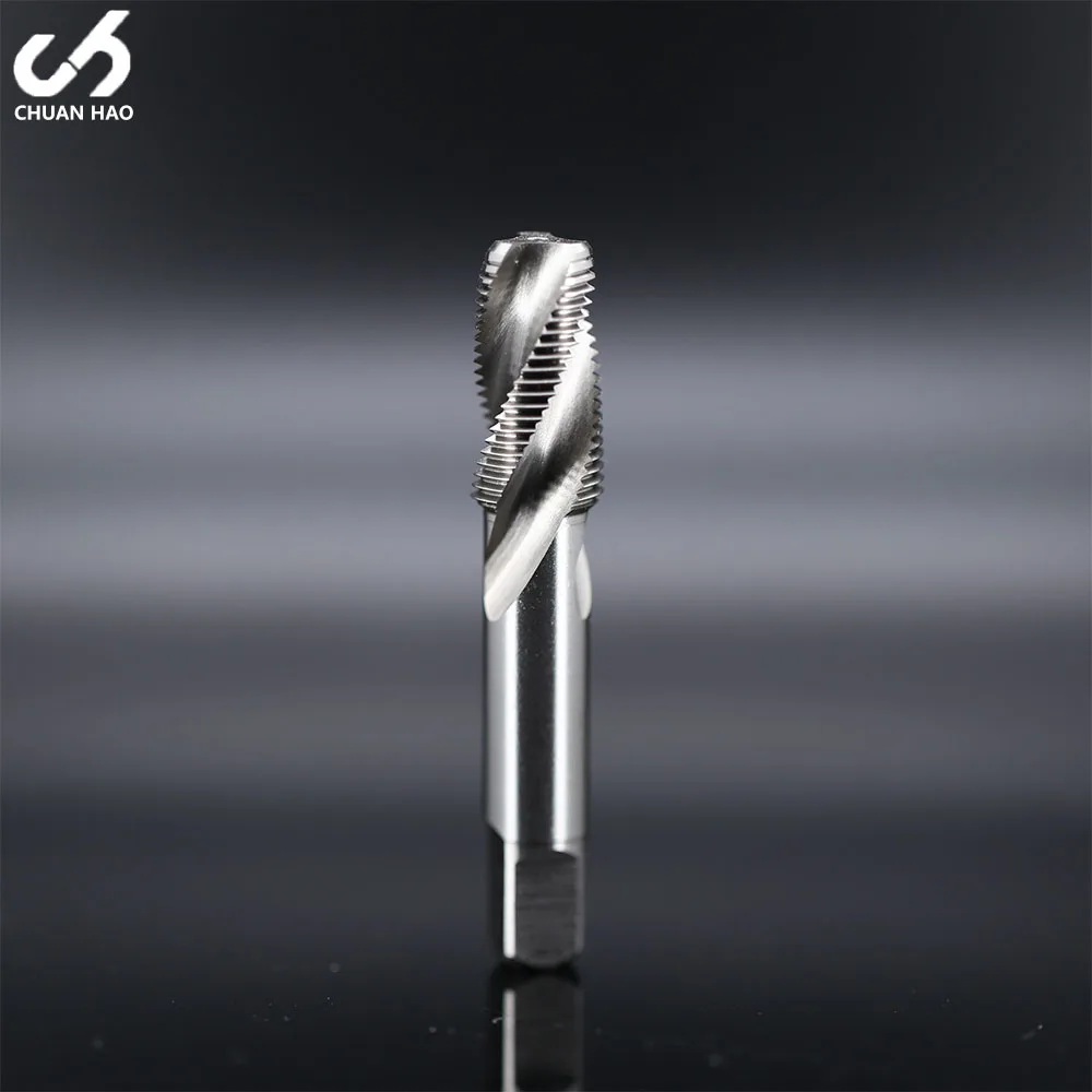 CH Factory Custom High Quality BSW 1/8-28 PT 55 Degree HSS-35 Pipe Thread Spiral Tap for Machine Threading Screw Tap&Die