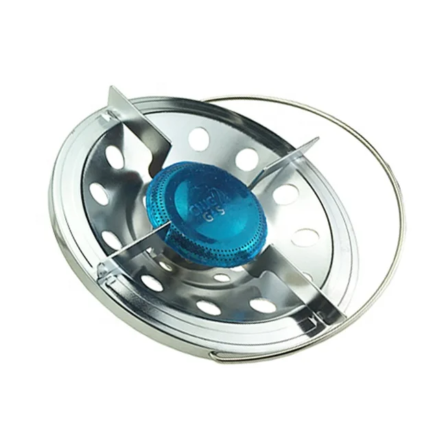 JG Picnic Cooking Small Outdoor Portable Gas Burner BBQ Mini Camping Gas Stove Cooktops Kitchen Household Gas Stove Burner