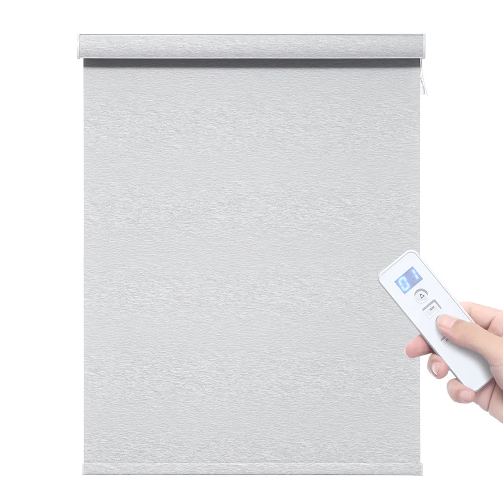 100% Blackout Blinds Electric Auto Smart Blinds Windows Horizontal Motorized Roller Blinds For Windows