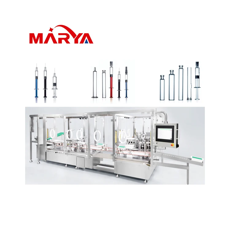 Marya  High Filling Accuracy GMP Standard Sterile Cartridge Syringe Filling Machine for Medicine Industries