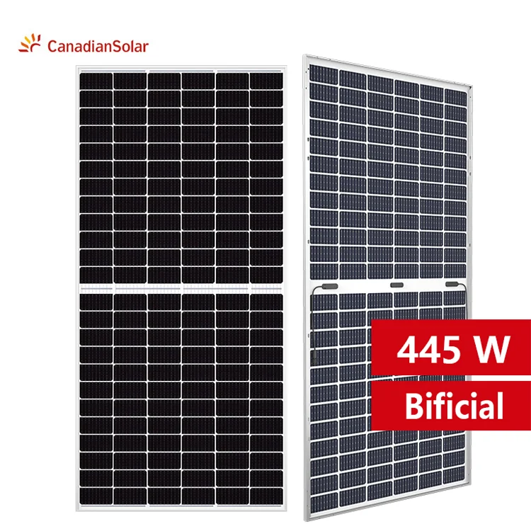 Commercial Industrial Bifacial Super High Power Mono Half Cell PERC 445 Watts Solar Panel