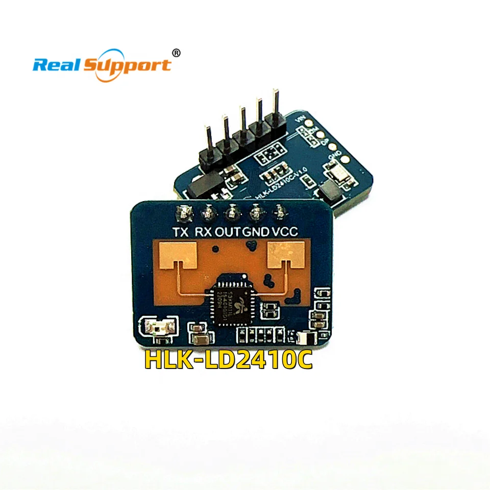 100 pcs original HLK-LD2410C 24GHz mmWave human presence respiration sensor module LD2410C