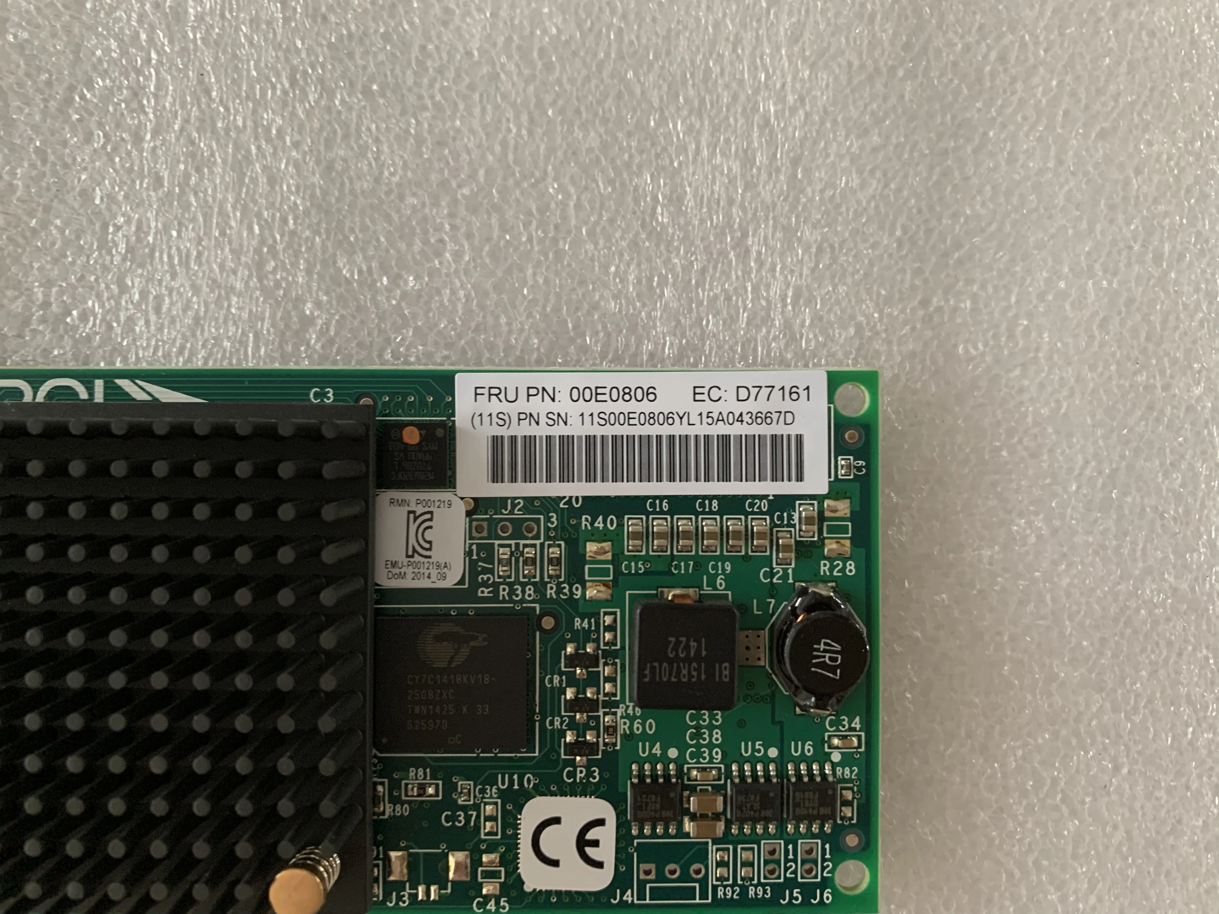 В наличии 00E0806 10N9824 577D 5735 LPE12002 8 Гб PCI-e два порта FC адаптер для