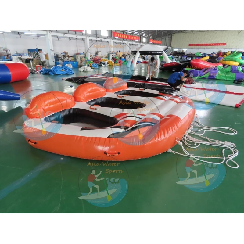 3 Riders Inflatable Towable Tubes Inflatable Flying Ski Tubes Inflatable Jet Ski Tube