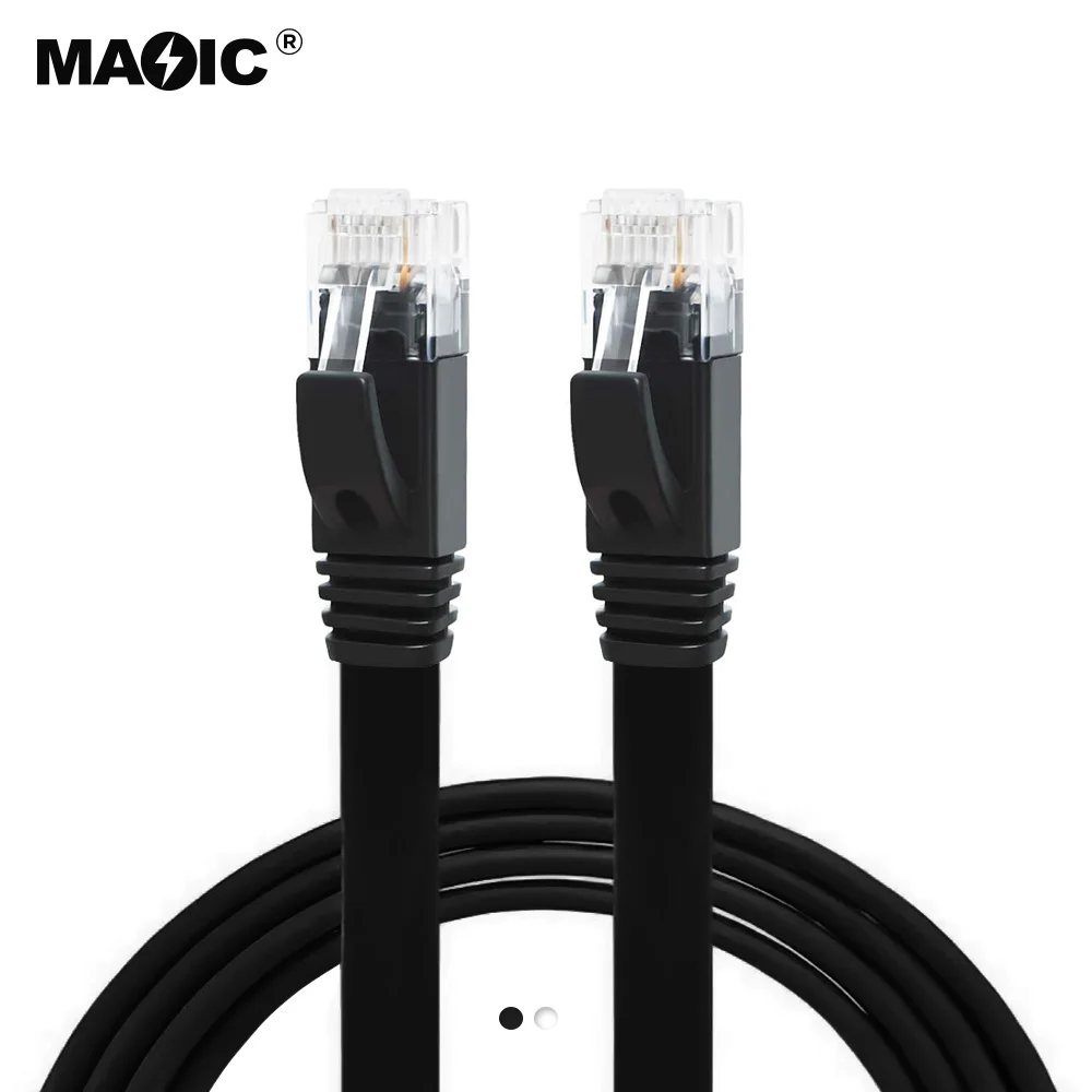 Фабрика OEM низкая цена плоский кабель cat5 cat5e cat6 cat 6 cat6e cat6A сетевой LAN UPT Cat6e RJ45
