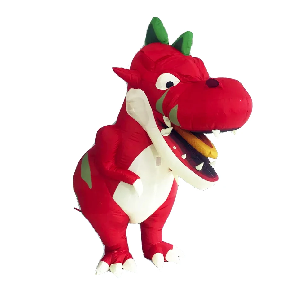 Advertising Custom Inflatables Products Costume Suit cartoon Animal Moving Walking Inflatable Dragon Dinosaur