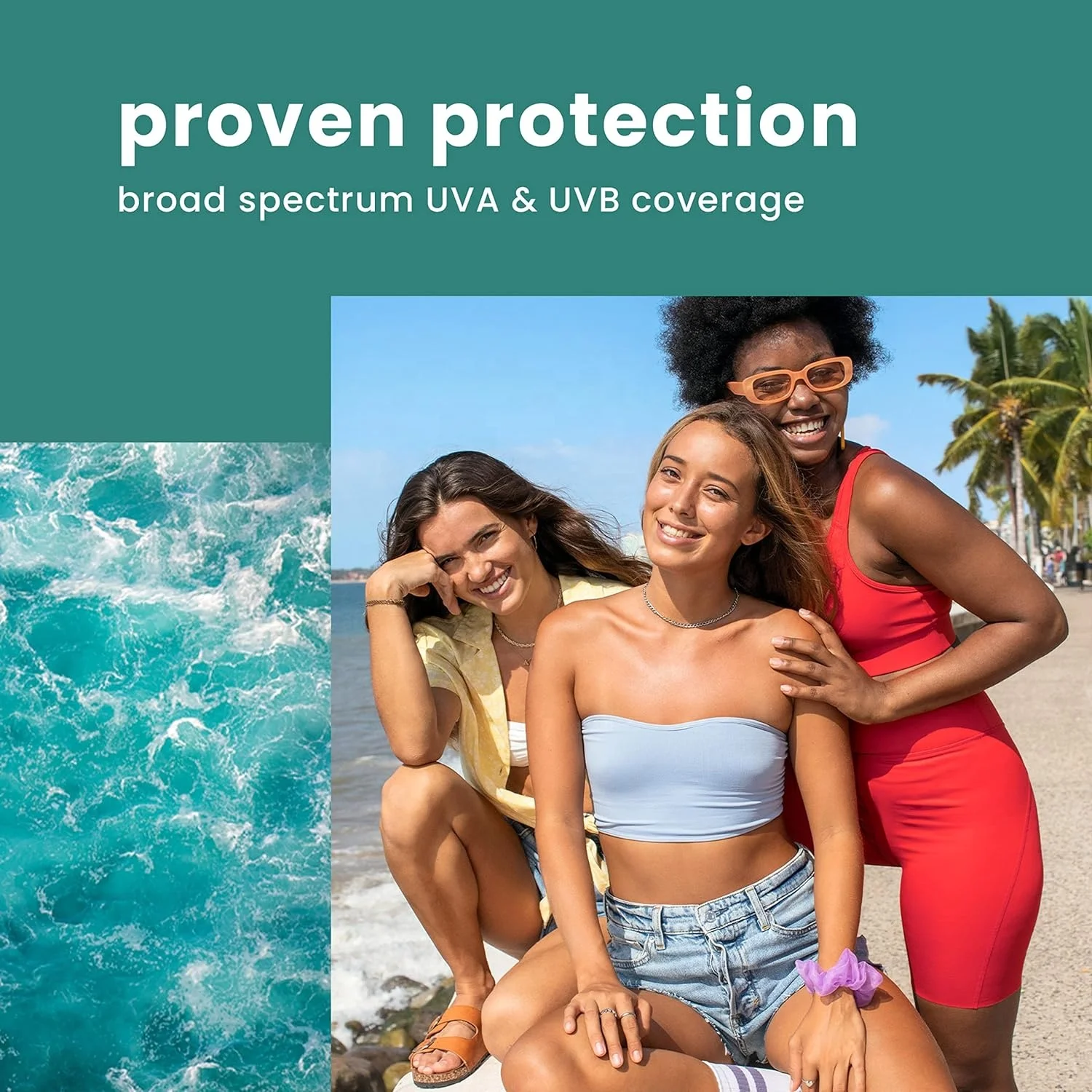 Advanced SPF 30 Sunblock with Green Tea Extract Oxybenzone Free Girl-Friendly UVA UVB Protection