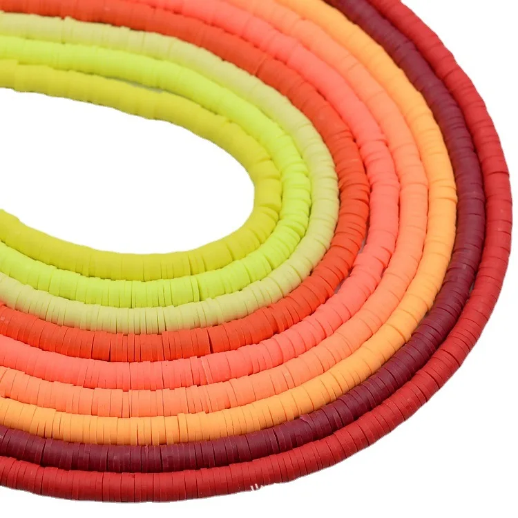 Amazon  mixed Pure Color Polymer Clay Beads Loose For DIY Jewelry Making Craft