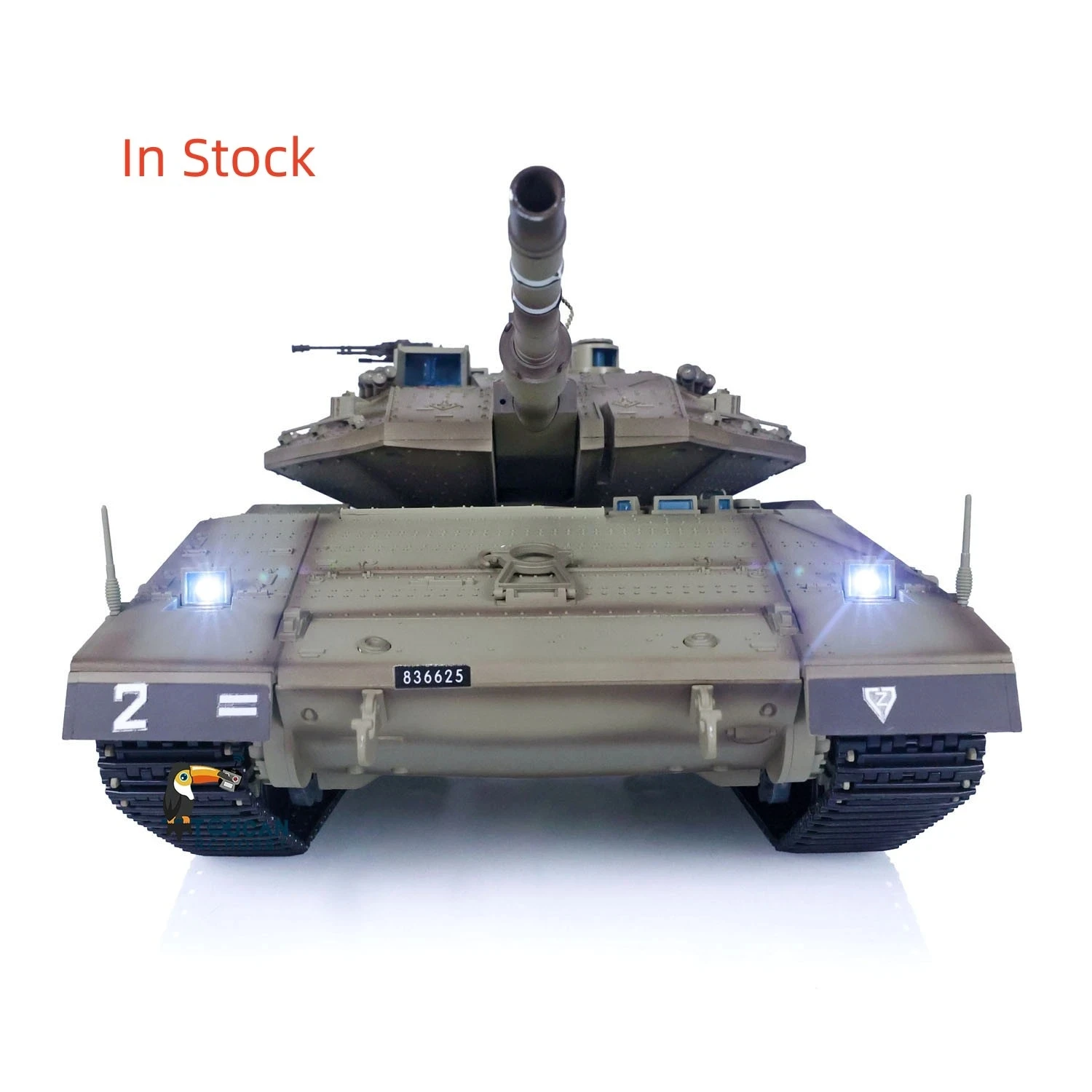 Heng Long 3958 TK7.0 1/16 3958-1 RC Tank Radio Remote Control IDF Merkava Main Battle Tank Smoke & Sound