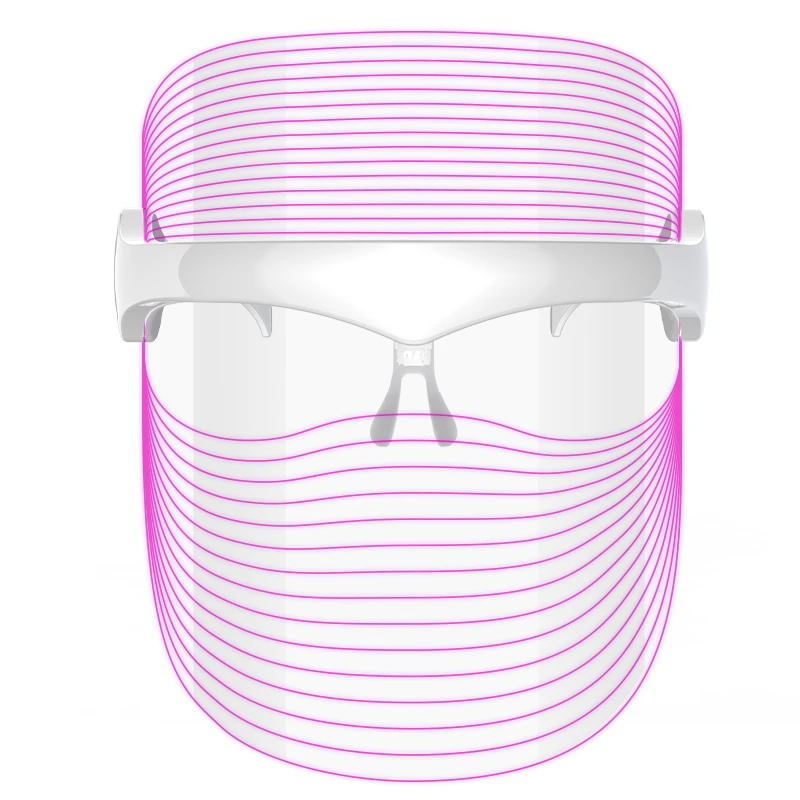 2021 led face mask therapy Photon led 7 color face mask light facial skin led beauty face mask