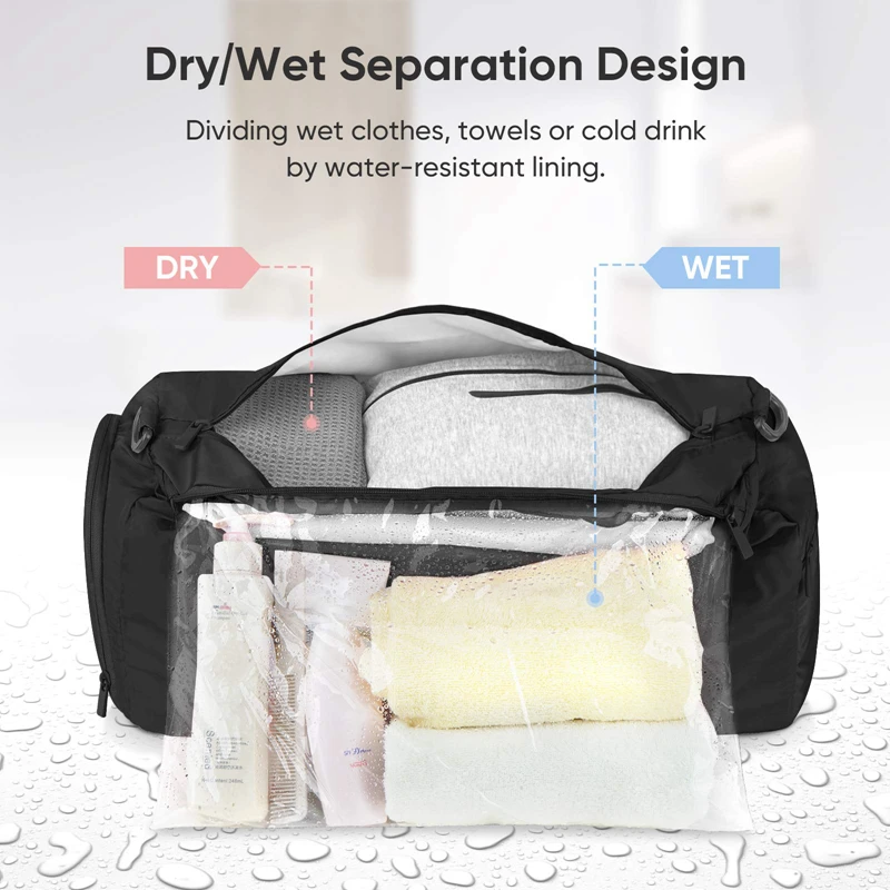 Custom Gym Bag for Women and Men Small Duffel Handbag Sports Spend the Night With Shoulder Strap Luggage Gymbag