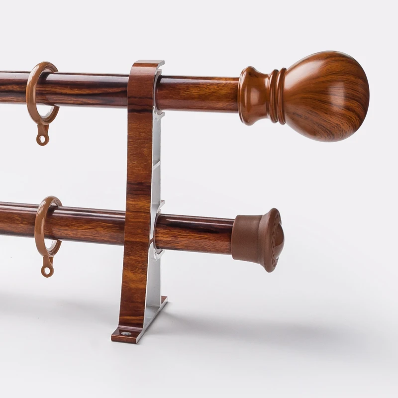 curtain rod set Aluminum  decorative curtain tube aluminum curtain bracket for living room