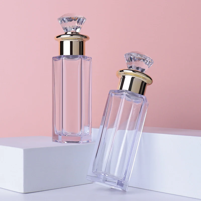 50ml Custom Empty Square Pet Bottle For Lotion Cosmetic Plastic Bottle For Skin Care Packaging