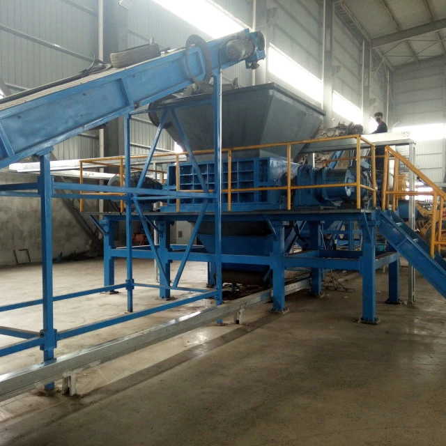 
tire recycling machinery tire breaker to make rubber powder 