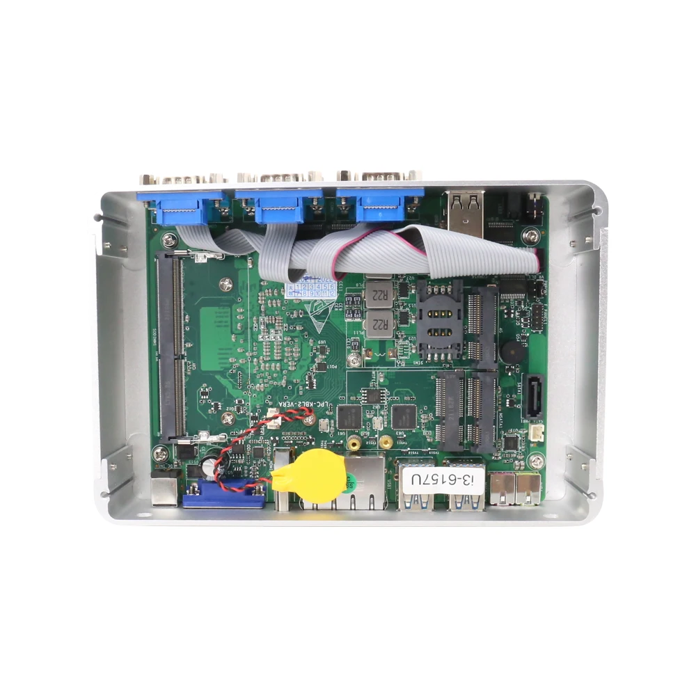 Industrial Fanless mini PC i7 4500U i5 4200u Rugged computer 2*i210/i211Giga Lans 6*RS232/485 COM HD VGA 8*USB 3G/4G module