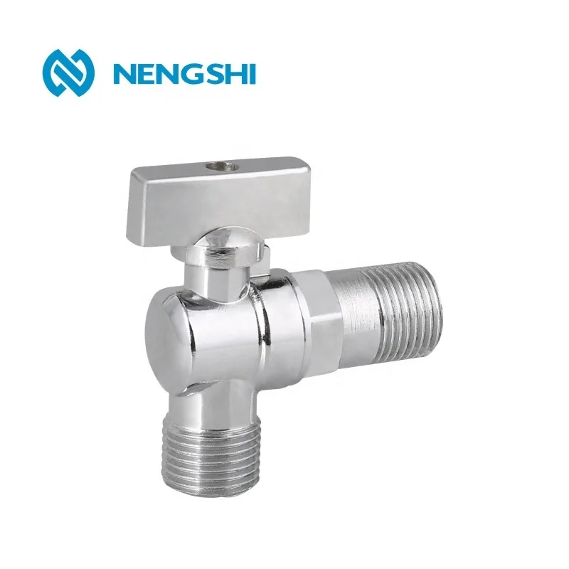 Латунный Угловой шаровой кран для стиральной машины, 1/2 дюйма, 90 градусов