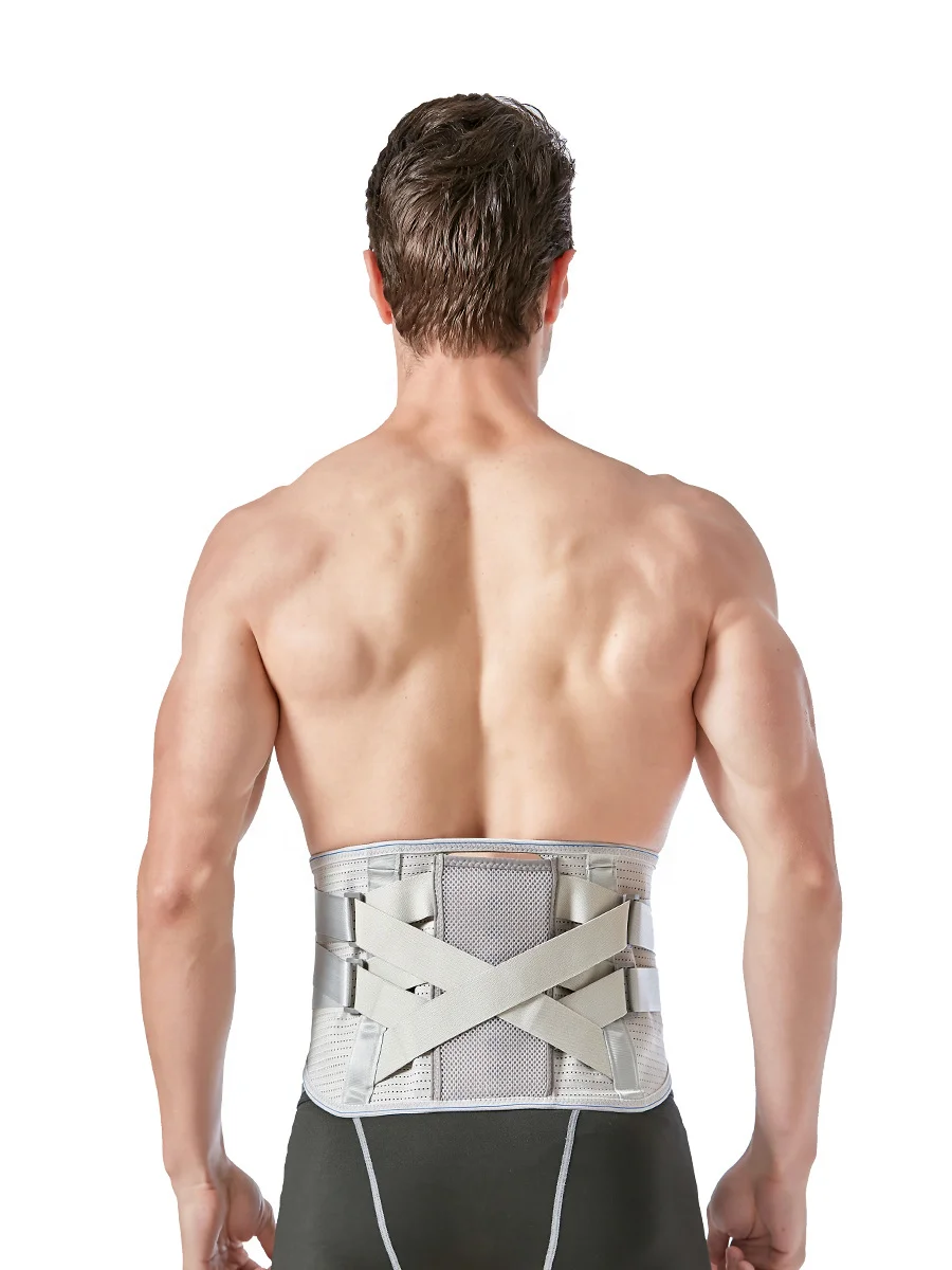 Wholesale Sports Waist Protection Imitation Spine Widening Steel Plate Support Waist Belt  Lumbar Fixation Belt