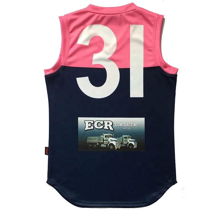OEM Service  Football Jerseys Full Sublimation  AFL Football Jumper Customized Footy Jumper Uniform