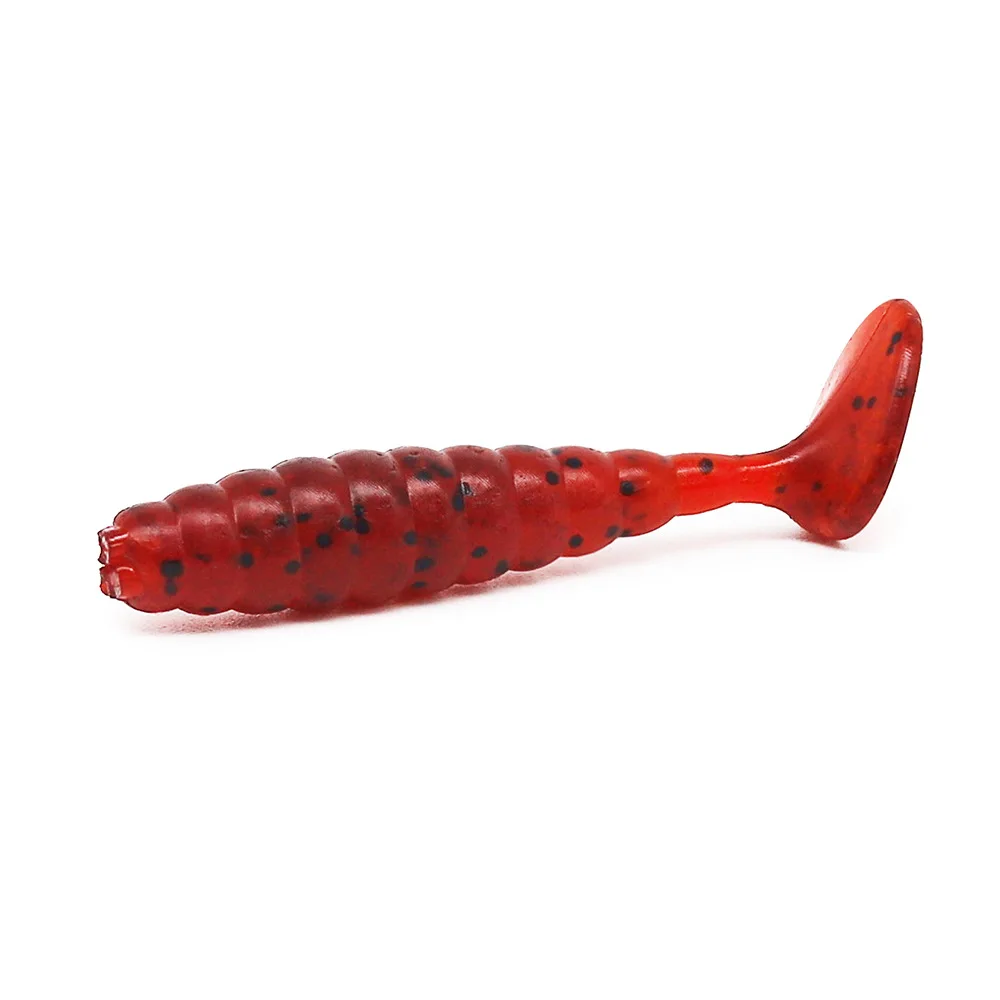 4cm 1.4g more smells mini plastic soft bionic fishing lure glitter soft swimbait fishing swim baits shad