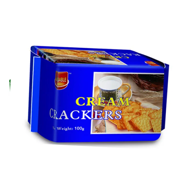 
 Хрустящее хрустящее кремовое печенье без глютена с низкой солью 100 г по заводской цене  
