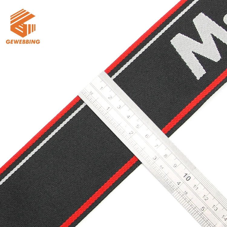 Hot Sale Polyester Woven Nylon Strap Webbing Tape 2.5 Cm Custom Printed Jacquard Webbing