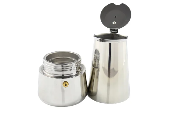 Portable Moka Pot Induction Italian Espresso Stainless Steel Turkish Arabic Home Goods Dallah Moka Pot Espresso Maker Coffee Pot