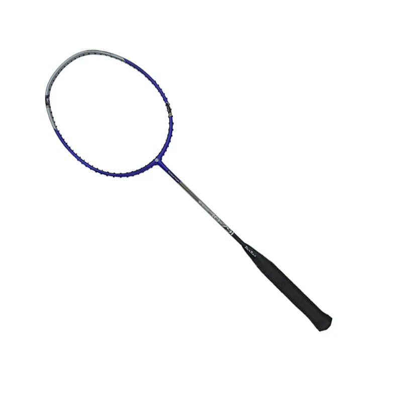Профессиональная одинарная Высококачественная ракетка для бадминтона 100-110 г алюминиевая с сумкой переноски