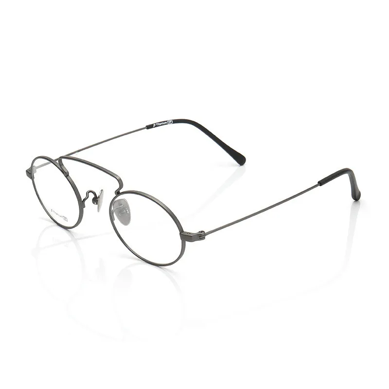 Fashionable titanium  design with the full acetate rim eyeglasses new models optical glasses 7702