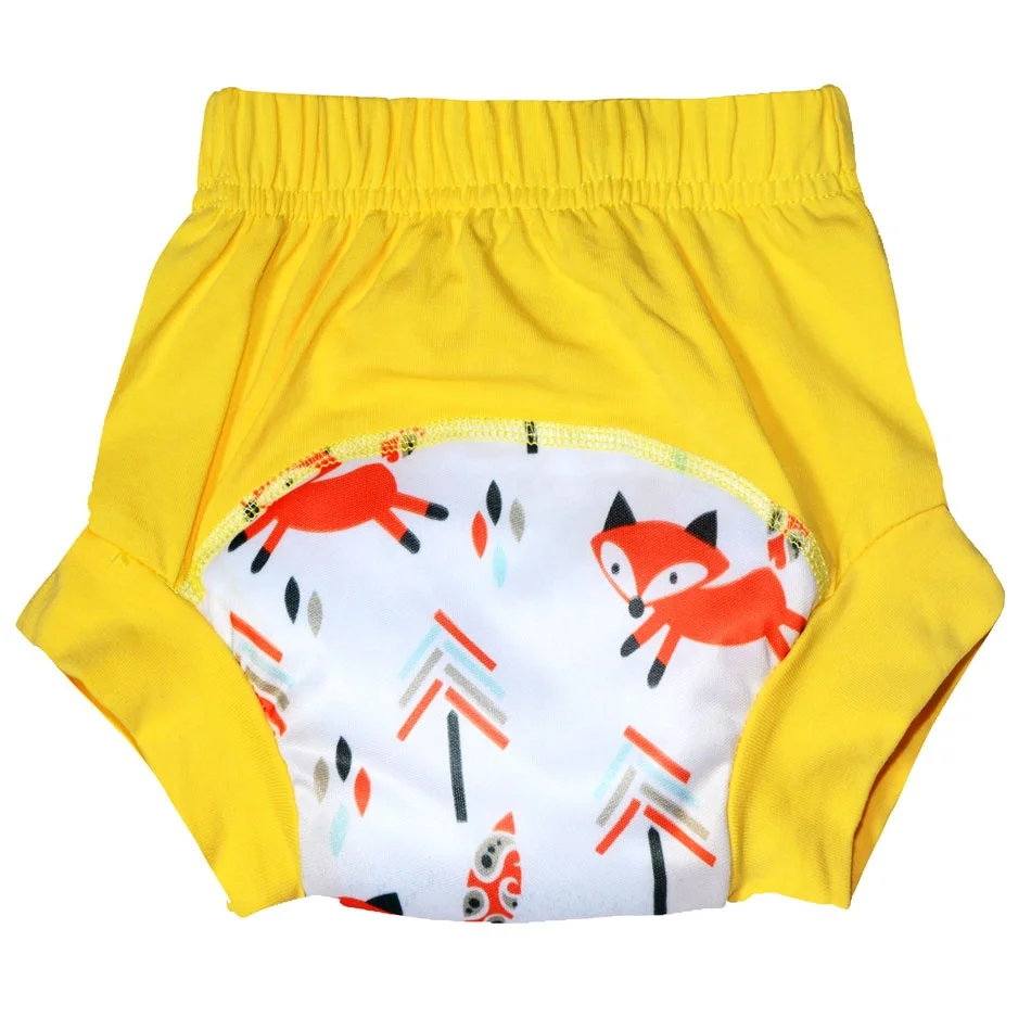 OEM super absorbent waterproof toddler cotton training pants baby cloth diaper