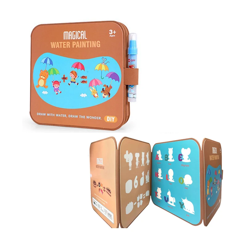 New Magic Water Painting Book Kids Drawing Toys Colourful Magic Water Drawing Book For Kids Gift
