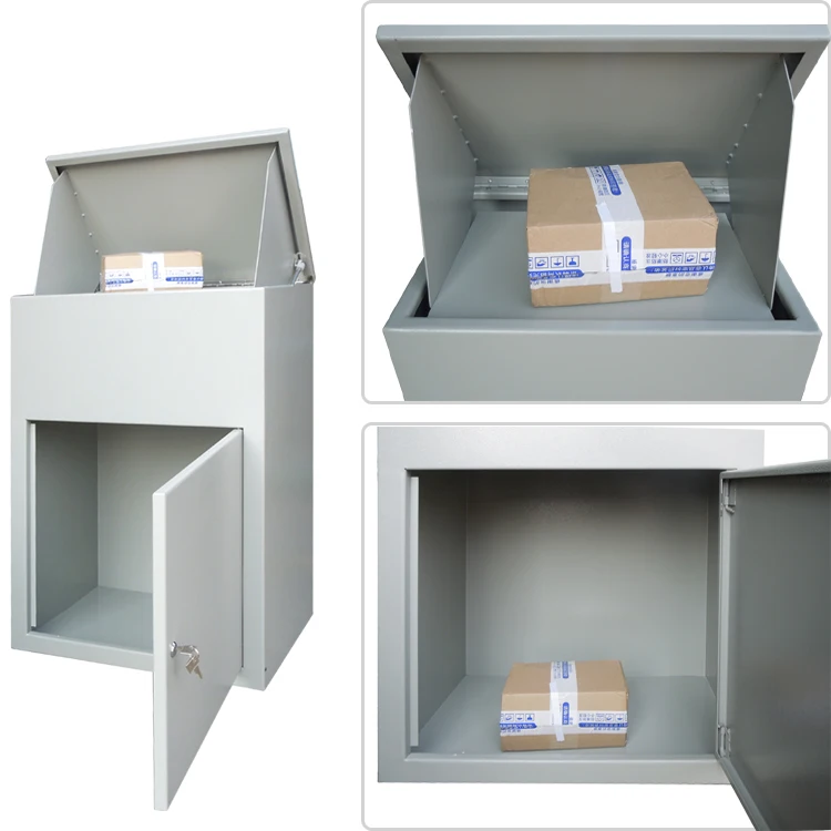 standing delivery Box Package Postbox Large Lockable free standing anti theft parcel box unique mailboxes sale