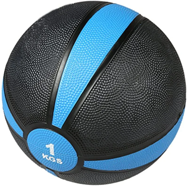 Weighted Exercise Ball With Textured Grip Fitness Core Strength Training Rubber Medicine Ball