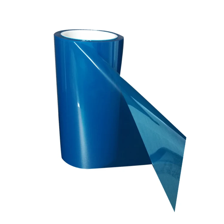 
75 Micron Blue Silicone Coated PET Release Film For Electronic Die Cutting 