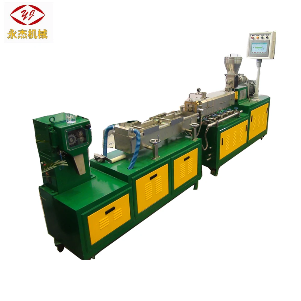 Small Plastic Granulator Polystyrene Twin Screw Extruder