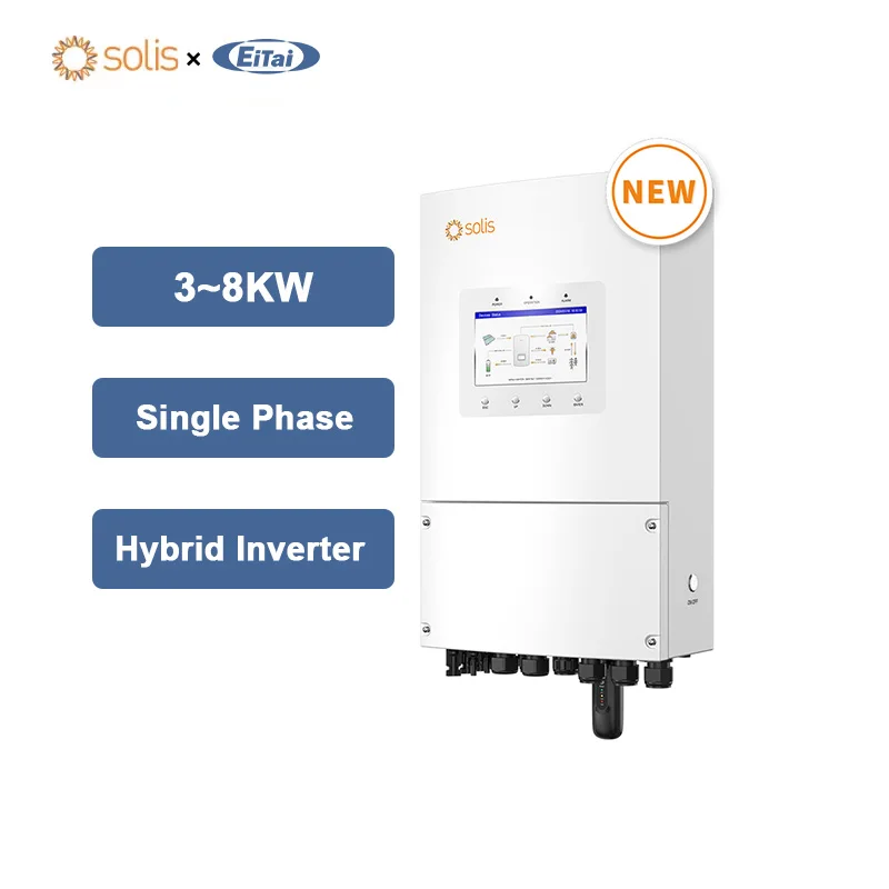 Solis 3.6Kw 3Kw 5Kw 6Kw 8Kw Single Phase Solar Hybrid Inverter For Storage Energy System