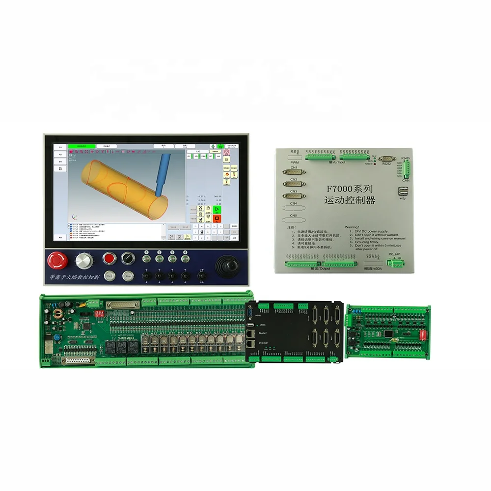Fangling F7000 Series F7600WF-IN CNC Controller Win10 Operating System for 2 Axis Plasma Plane Cutting Machine