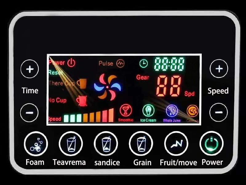 1800W Professional Commercial Blender High Quality Multifunction Smoothie Blender Low Noise Juicer Mixer Grinder