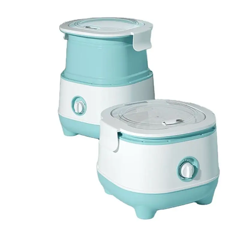 Angel Shield Automatic mini 3.0KG Semi-dehydrated dorm room outdoor folding mini Washing Machine portable