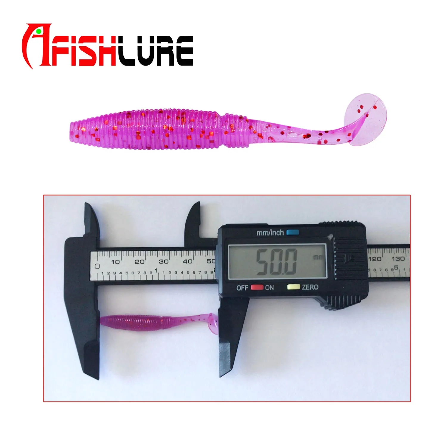 Small T Tail Soft Lure 50mm 1g 15pcs Soft Fishing Lure Soft bait Worm Grubs T Tail Wobblers