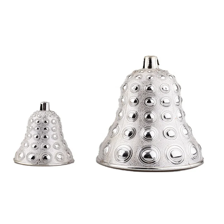 
2021 jintai design shiny and glitter party decor item bell christmas hanging beads garland 