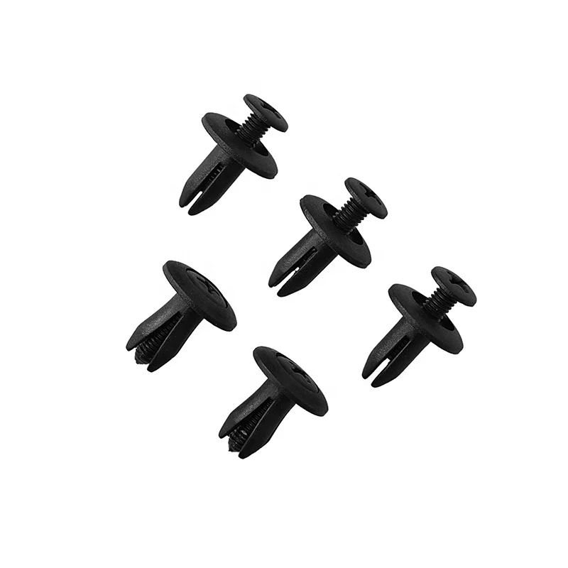 C09 China factory plastic clip snap hook Black Bumper Rivet