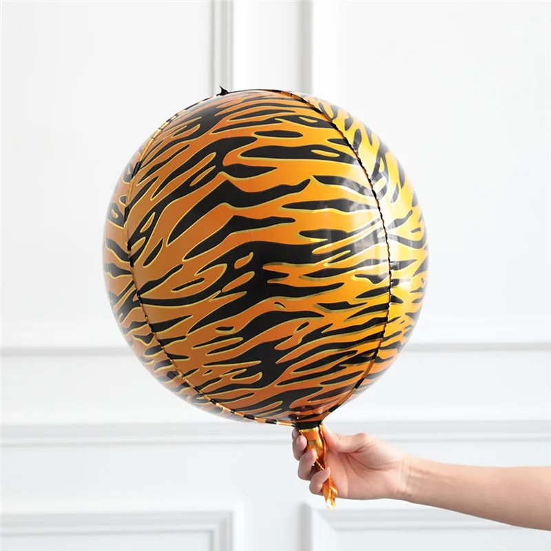 22 inch 4D Globos Animal Pattern Foil Balloons Leopard Deer Tiger Stripe Birthday Party Decorations Adult Balloon KBF812