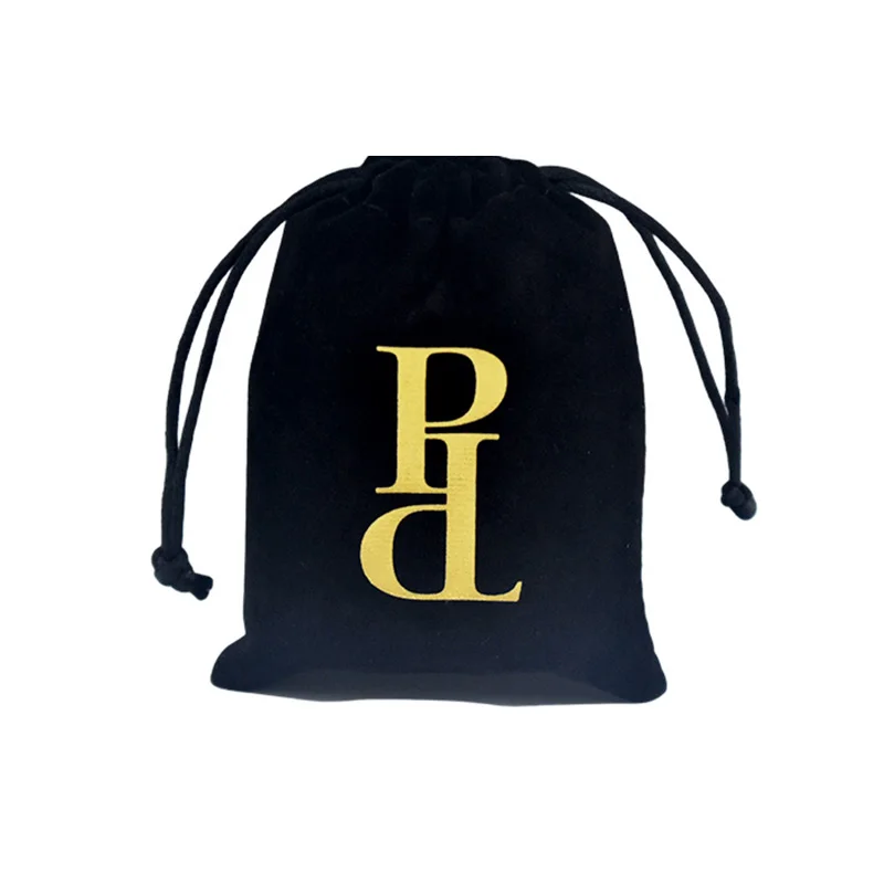 Recyclable Custom Logo earphone suede Printed Small Envelope Flap Necklace Earring Packaging Microfibre Jewelry Pouch With Box