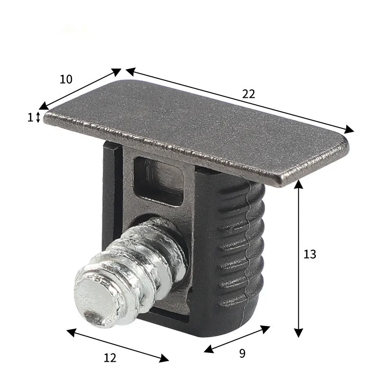 Minimalist Gun Plate Support Bracket Furniture Invisible Connector Removable Furniture Hidden Connector